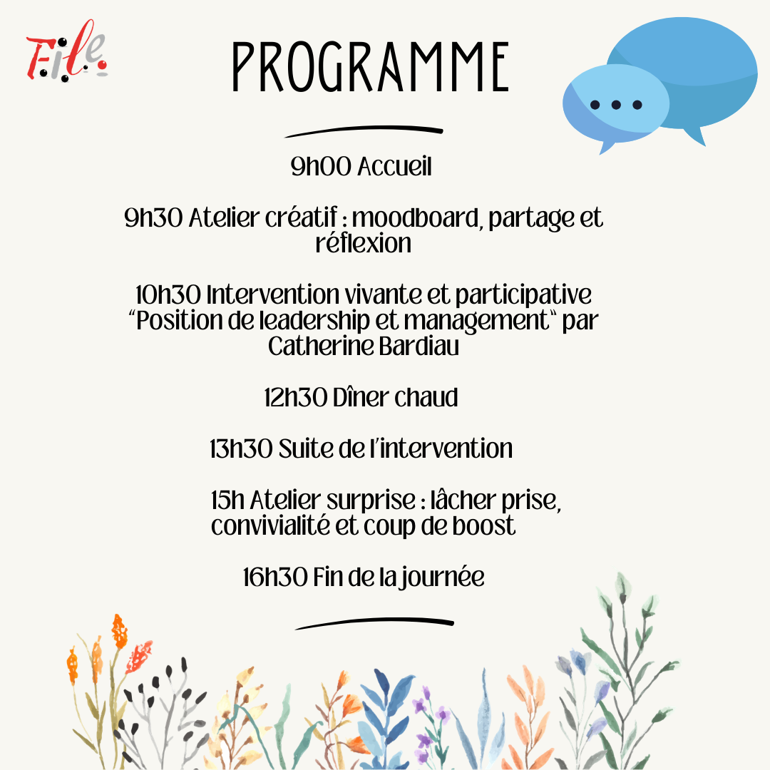 Copie de Publication Instagram Annonce Evènement Atelier Sophrologie Relaxation Simple Illustré Floral élégant